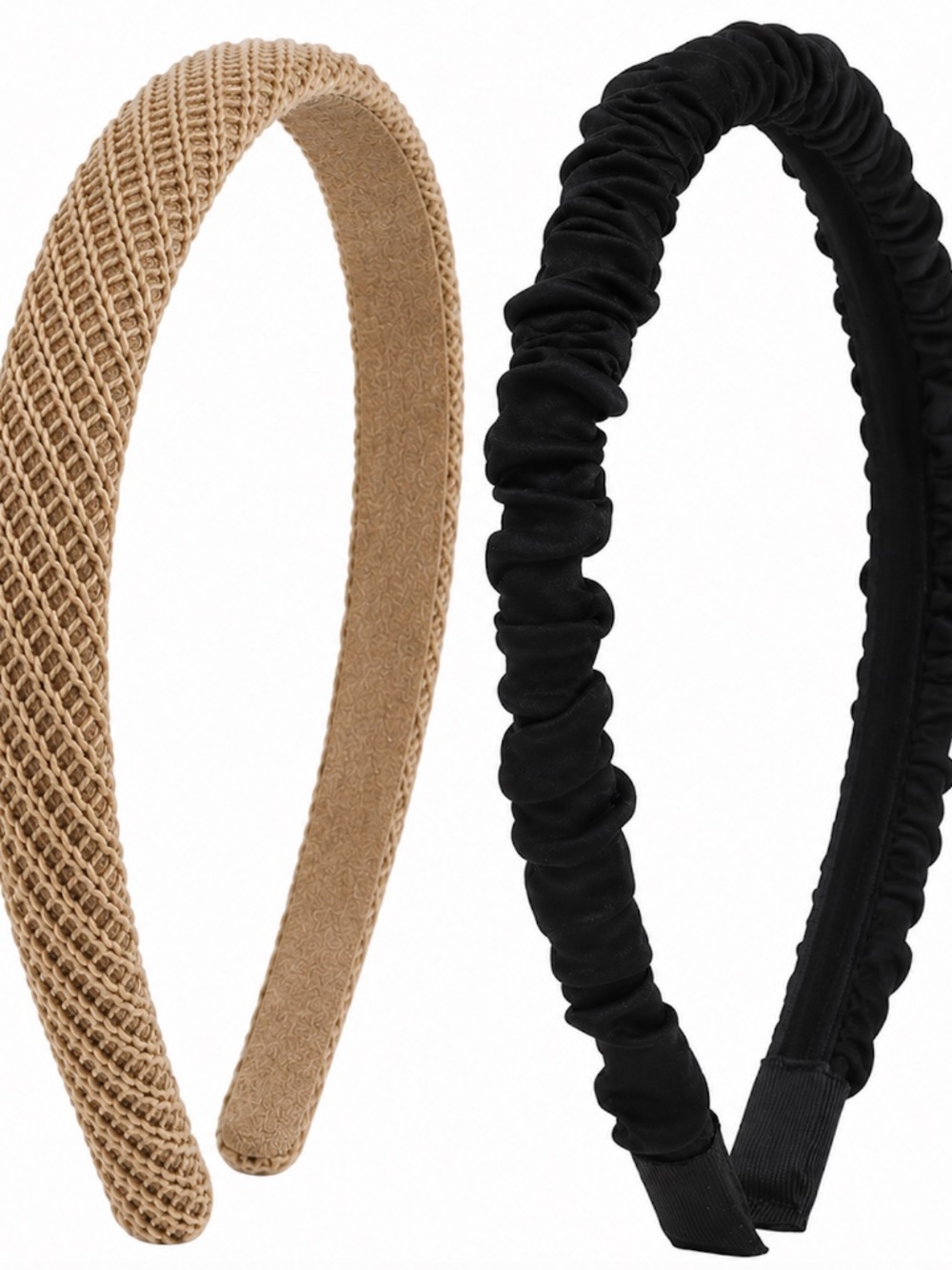 Black and Tan 2-Pack Headbands